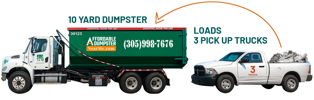 10 yard dumpster truck